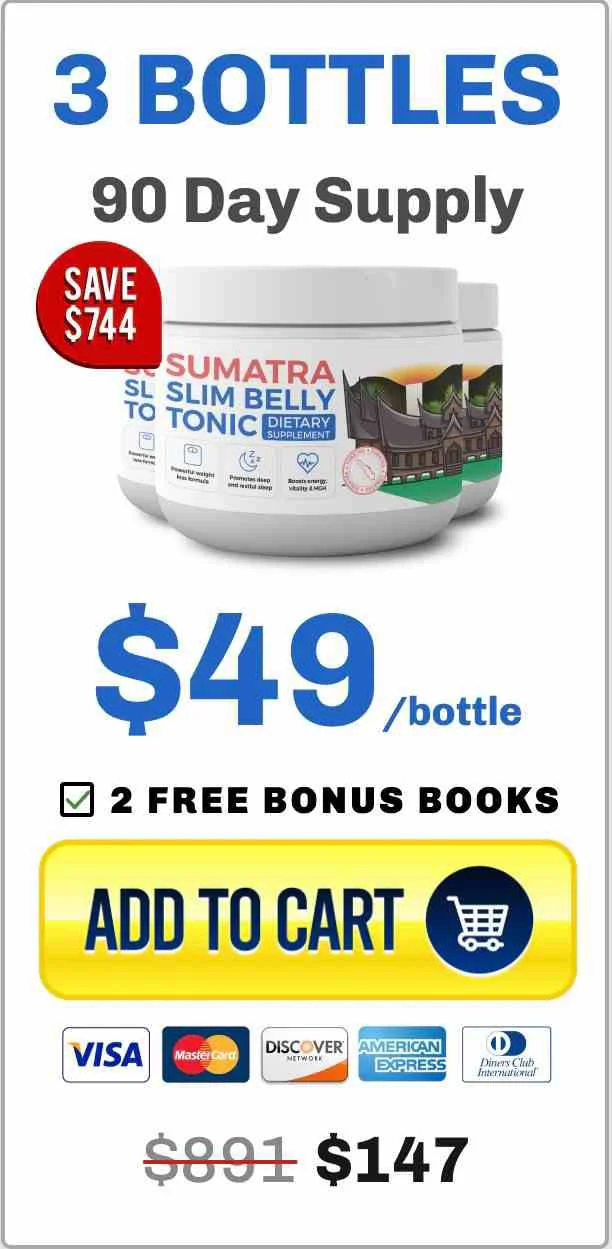 Sumatra Slim Belly Tonic - 3 Bottles